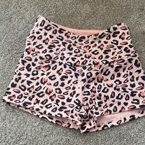 Ryderwear Pink Leopard Athletic Shorts
